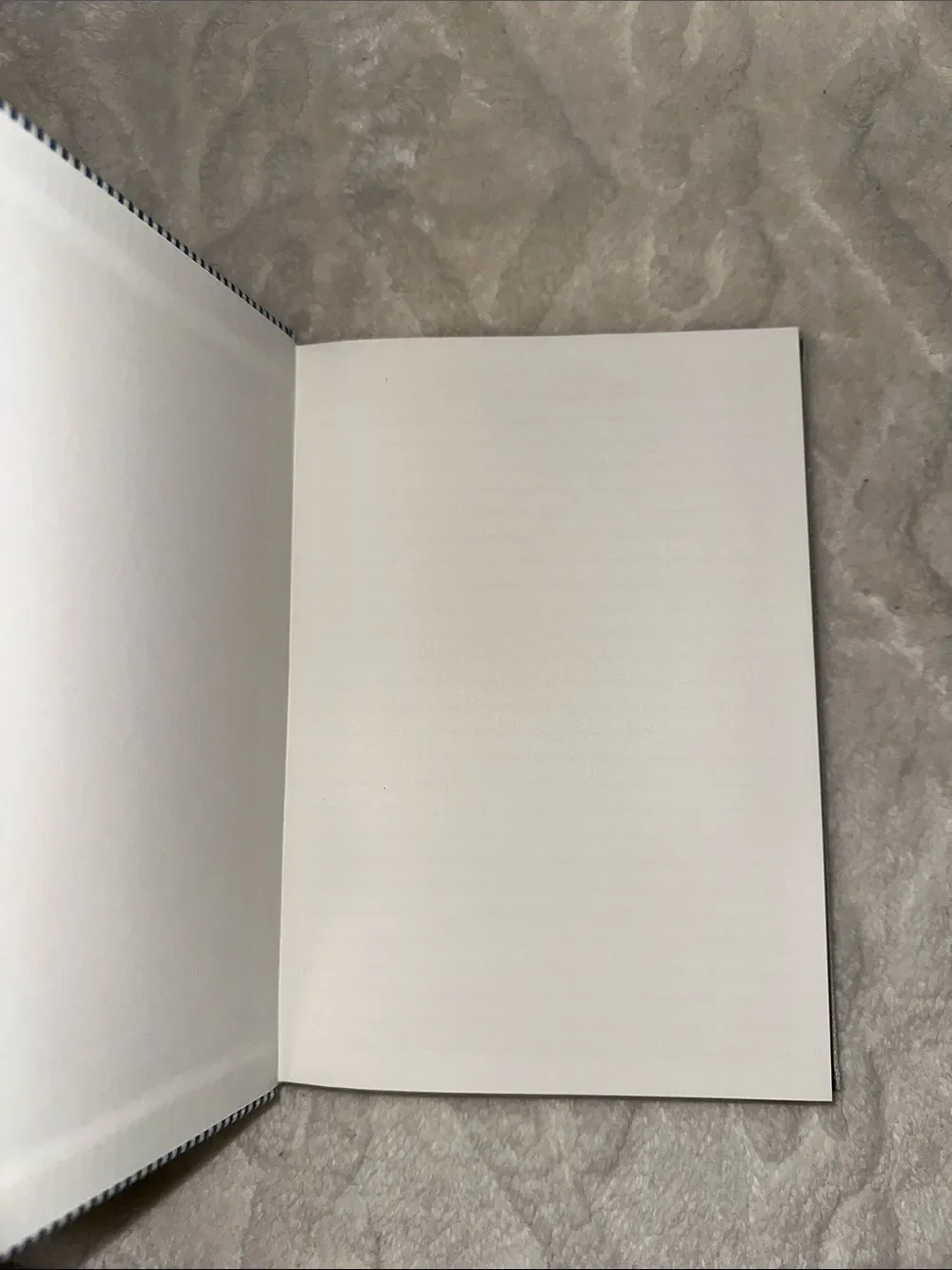 Lady JAYNE White Navy Stripes Embroidered Whale hard cover lined pages journal